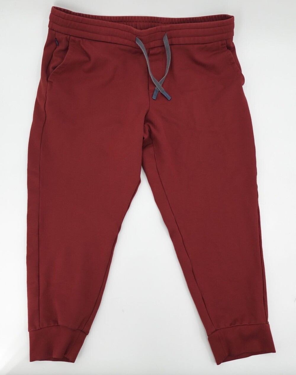 Bonobos Jogger Mens XL Reddish Orange Tapered Drawstring Athletic Stretch Pocket